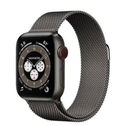 Boucle milanaise Apple en noir spatial