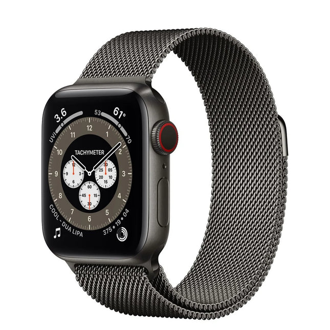 Boucle milanaise Apple en noir spatial