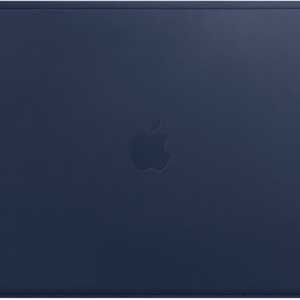 Housse en cuir pour Apple MacBook Air et MacBook Pro 13 pouces - Bleu minuit