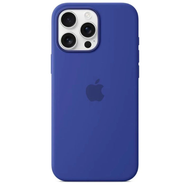 Coque Silicone Apple iPhone 16 Pro avec MagSafe - Outremer