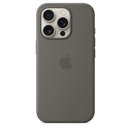 Apple iPhone 16 Silicone Case w/ MagSafe - Stone Gray