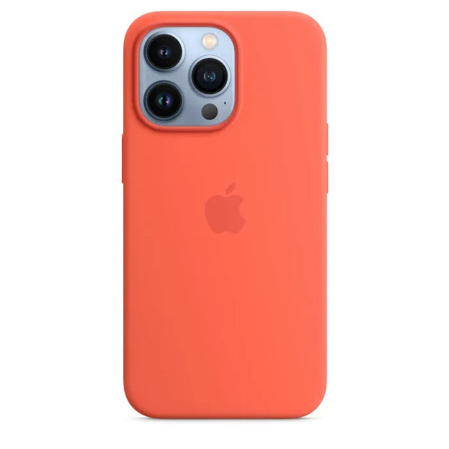 Coque en silicone Apple iPhone 13 Pro avec MagSafe – Nectarine