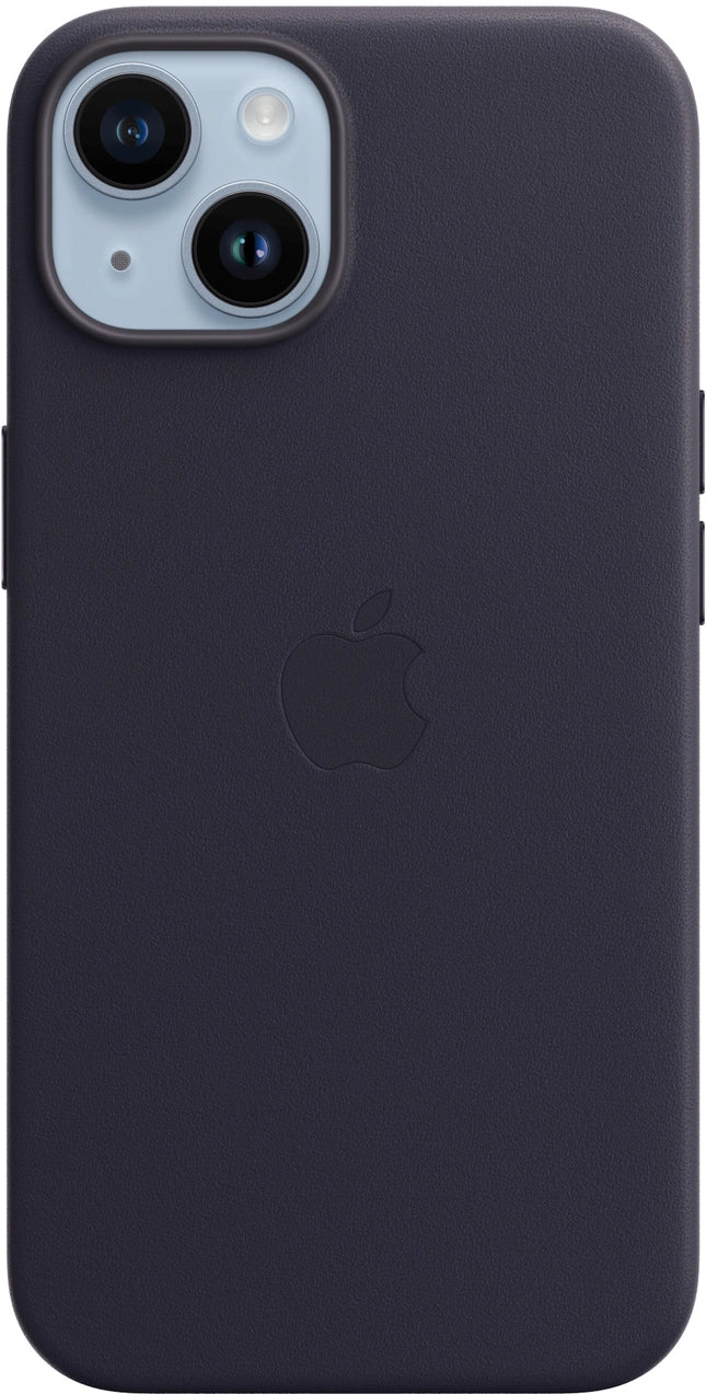 Apple iPhone 14 Étui en cuir avec MagSafe - bleu foncé