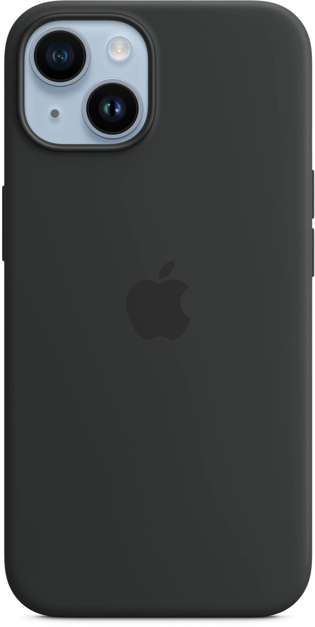 Coque en silicone Apple iPhone 14 avec MagSafe – Minuit