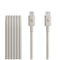 Geweven Beats USB-C-naar-USB-C-kabel in Surge Stone