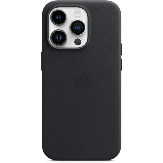 Apple Iphone 14 pro Étui en cuir - noir minuit