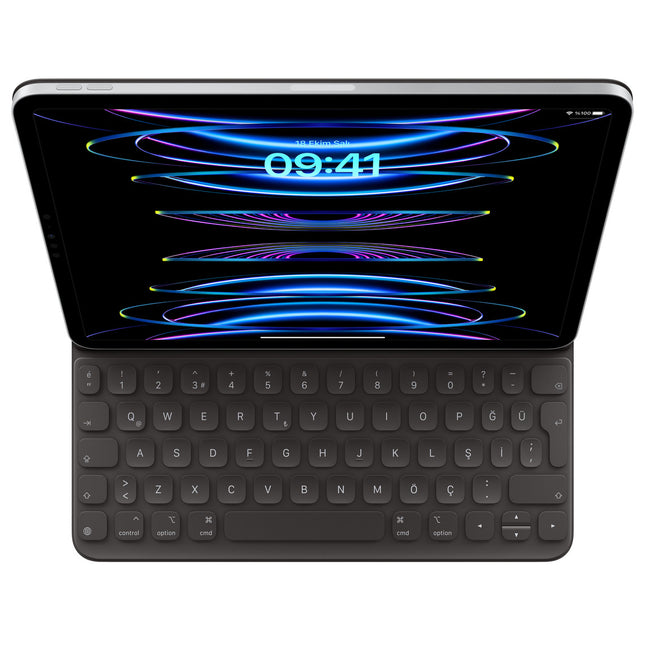 Clavier folio intelligent Apple Turks pour iPad Pro 11 pouces & Air iPad clavier Q