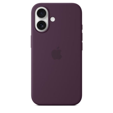 Apple iPhone 16 Silicone Case w/ MagSafe - Plum