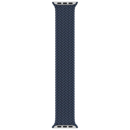 Bracelet solo tressé Apple Watch - bleu