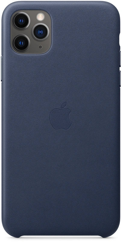 Apple iPhone 11 Pro Max Étui en cuir – bleu foncé