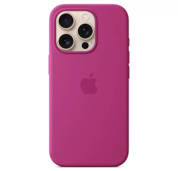 Apple iPhone 16 Pro Max Silicone Case w/ MagSafe - Fuchsia