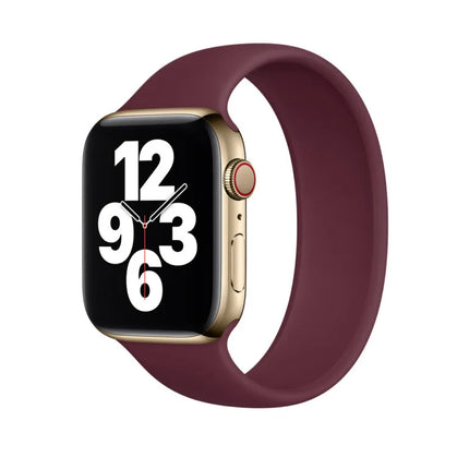 Bracelet Solo en silicone Apple pour Apple Watch – Violet foncé