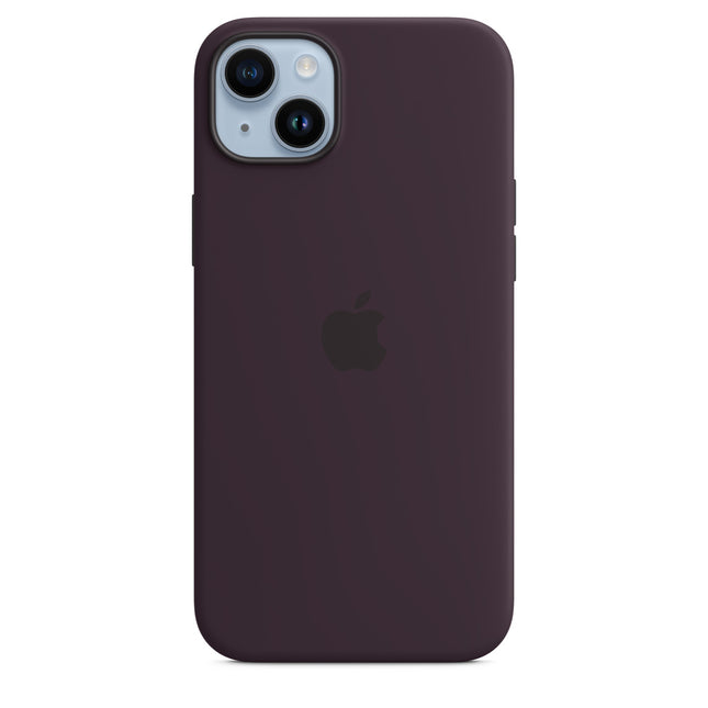 Coque en silicone Apple iPhone 14 Pro Max avec MagSafe - Sureau (Violet foncé)