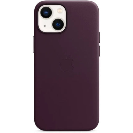 Coque en cuir Apple iPhone 13 mini avec MagSafe - Rouge foncé