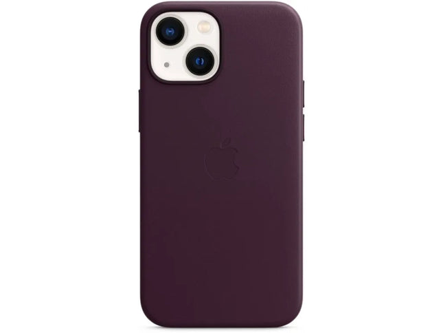 Coque en cuir Apple iPhone 13 mini avec MagSafe - Rouge foncé