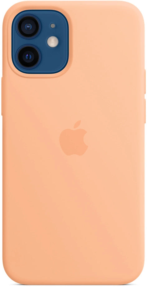 Apple iPhone 12 mini Coque en silicone avec MagSafe – Cantaloupe