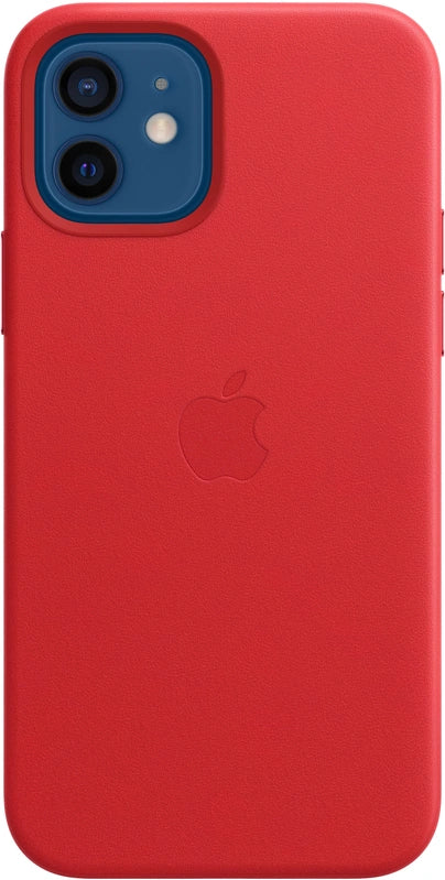 Coque en cuir européenne Apple iPhone 12/12 pro couleur - rouge
