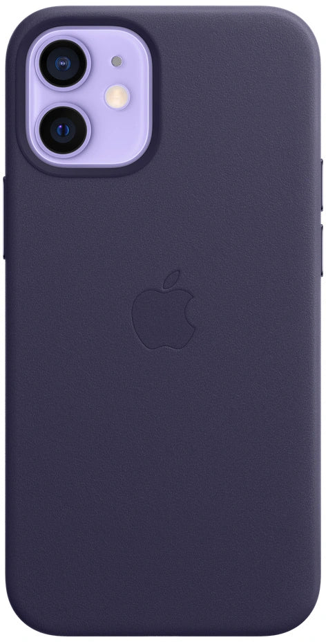 Coque en cuir Apple iPhone 12 mini - violet