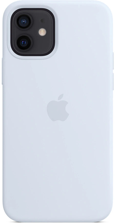 Coque en silicone Apple iPhone 12/12 pro nuages - bleu (bleu nuage)