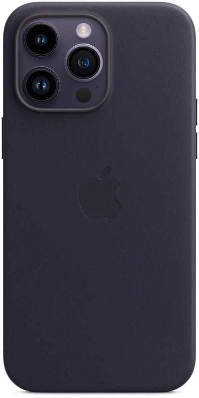 Coque en cuir Apple iPhone 14 Pro Max avec MagSafe - bleu encre