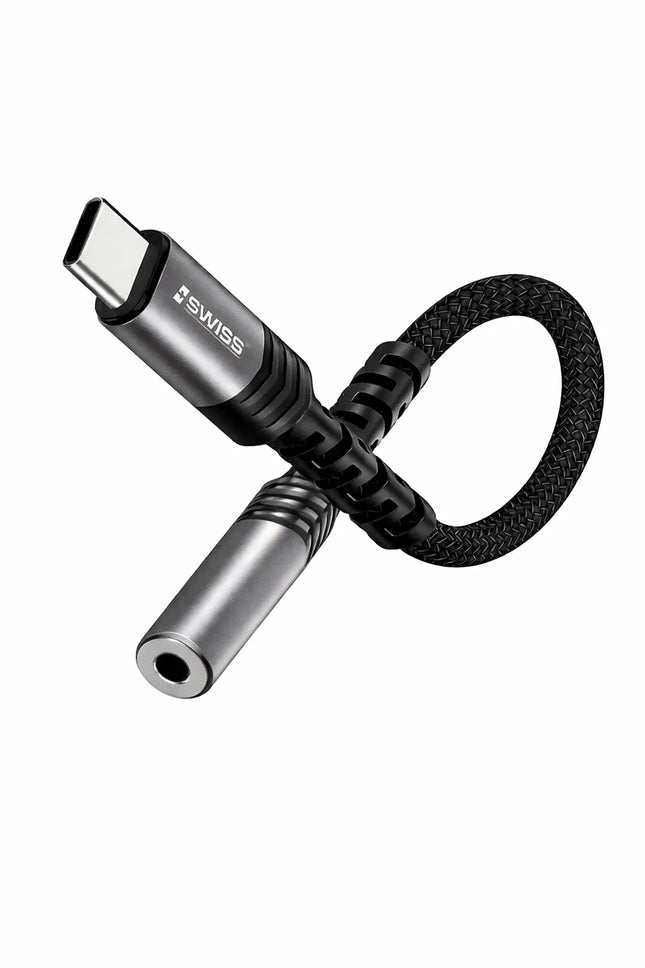 Adaptateur USB-C vers AUX (3,5 mm)