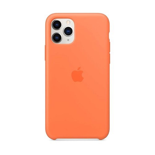 Apple siliconenhoesje voor iPhone 11 Pro in Vitamin C