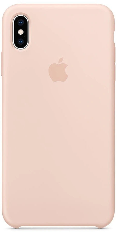 Coque en silicone Apple pour iPhone XS Max – Sable Rose