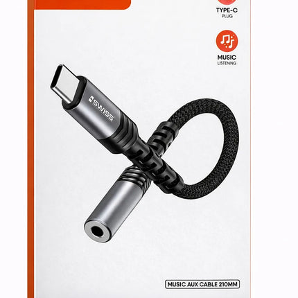 Adaptateur USB-C vers AUX (3,5 mm)